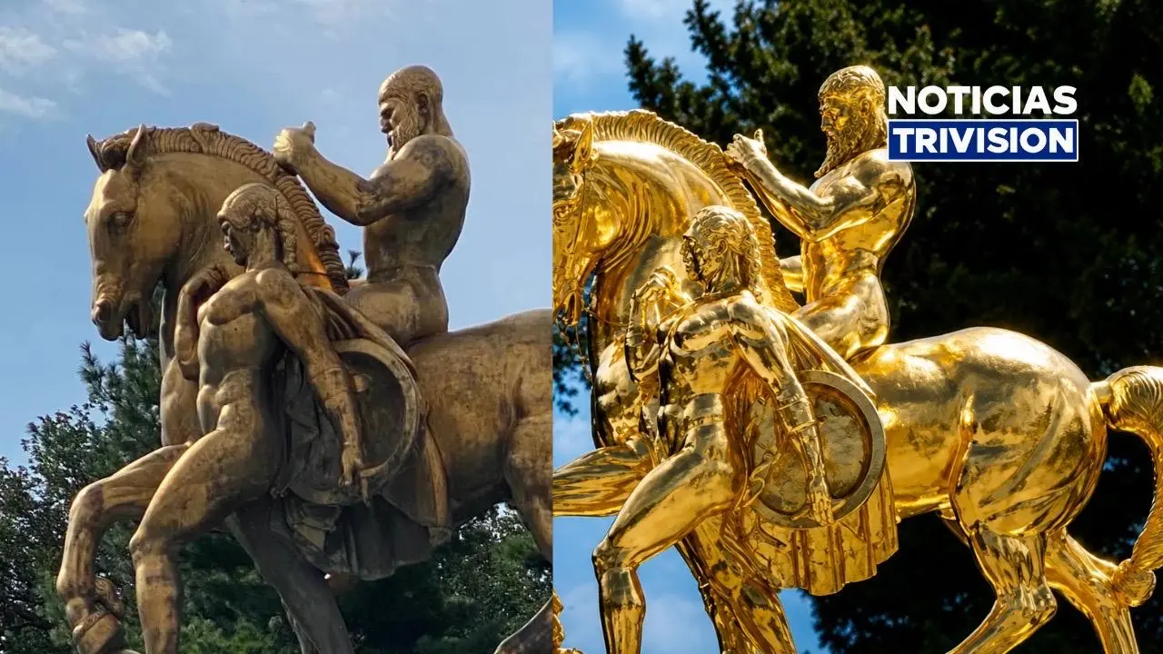 Restauración dorada cerca del Monumento a Lincoln genera críticas