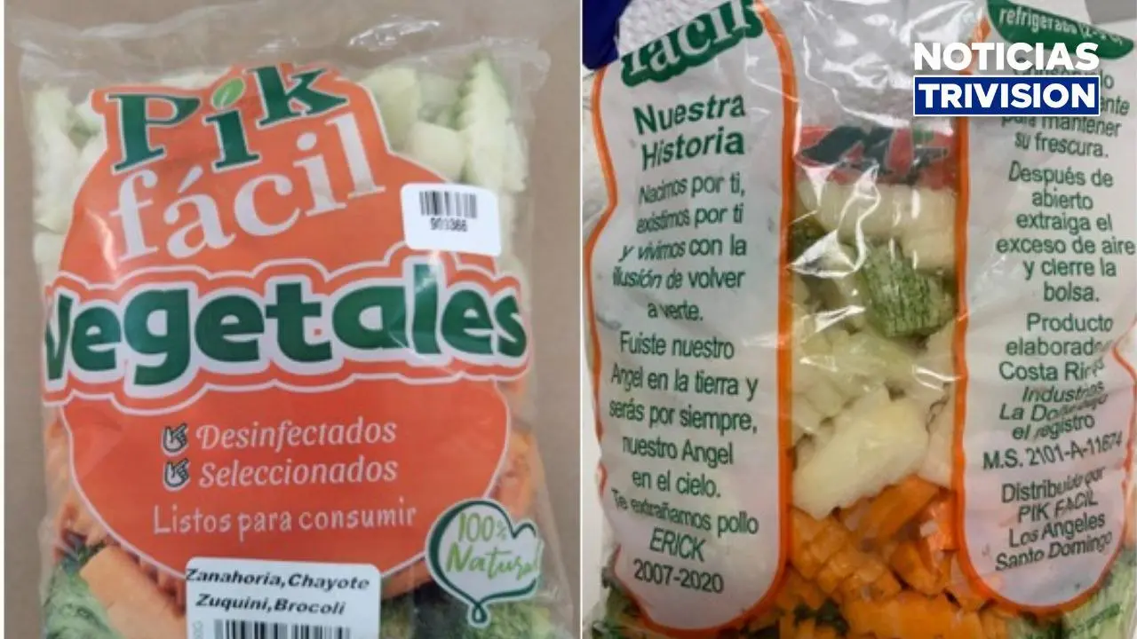 Salud alerta por presencia de bacteria en vegetales marca PIK FÁCIL