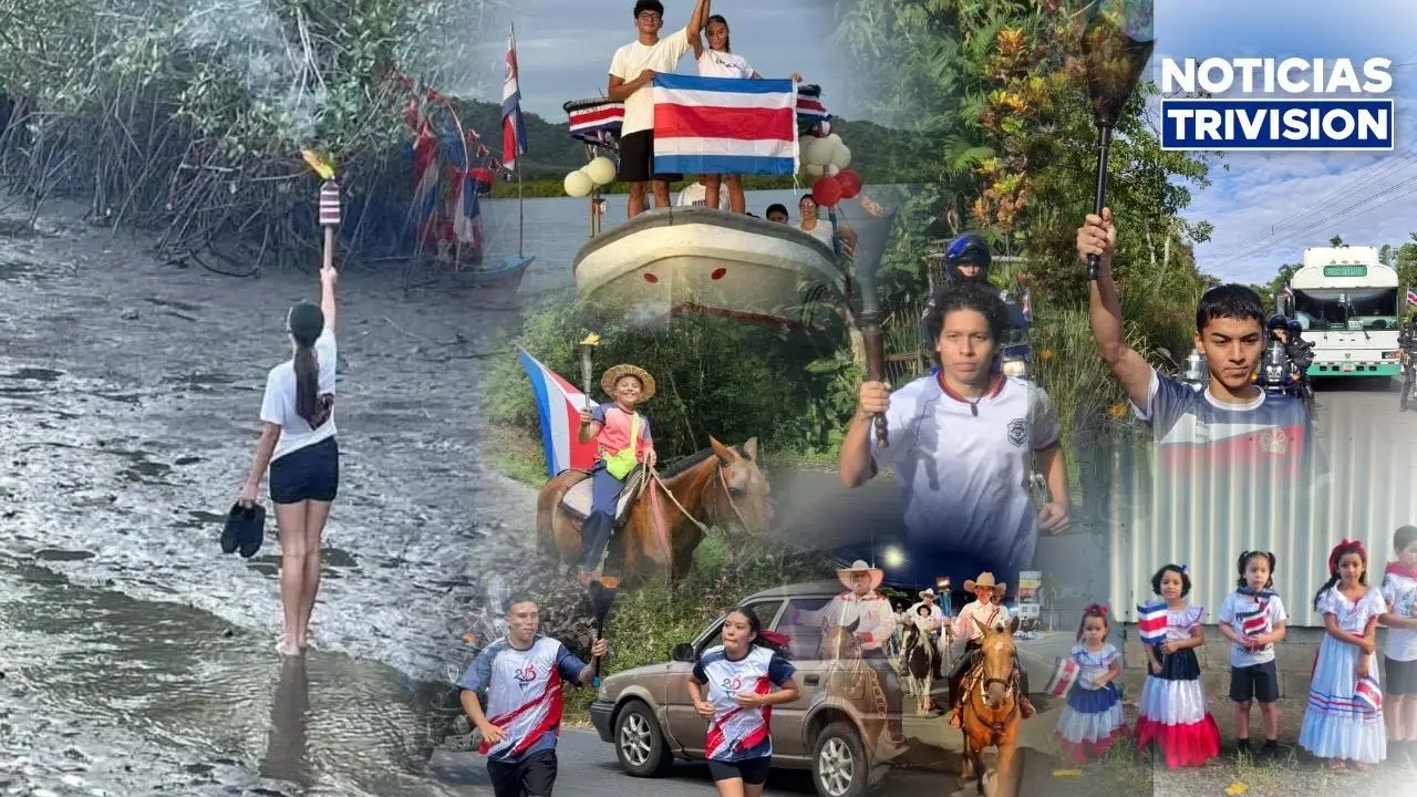 ¡Costa Rica se llena de fervor patrio con el recorrido de la Antorcha de la Independencia!