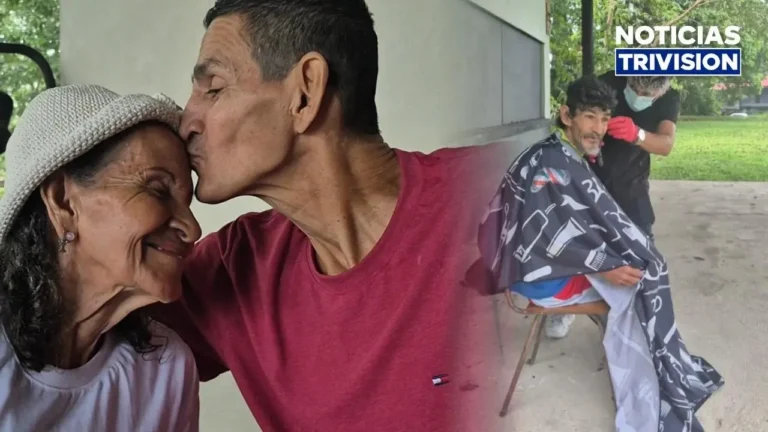 Madre vuelve a abrazar a su hijo tras 24 años sin saber de él