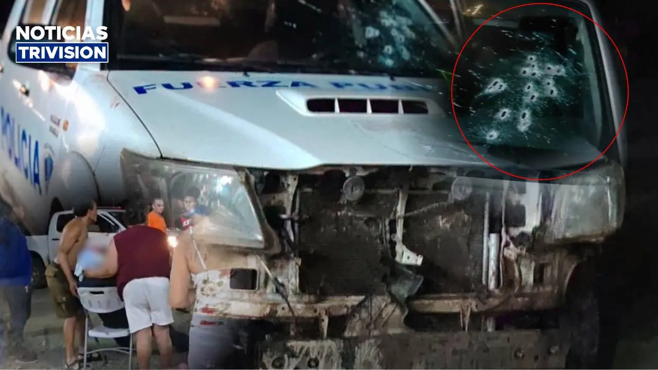 Noche violenta en La Cruz: un muerto, ocho detenidos y un policía herido