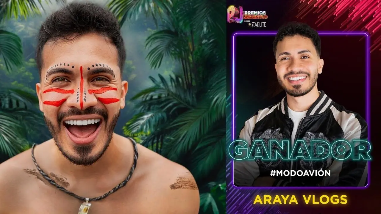 ¡Orgullo tico! Araya Vlogs triunfa en los Premios Juventud 2026