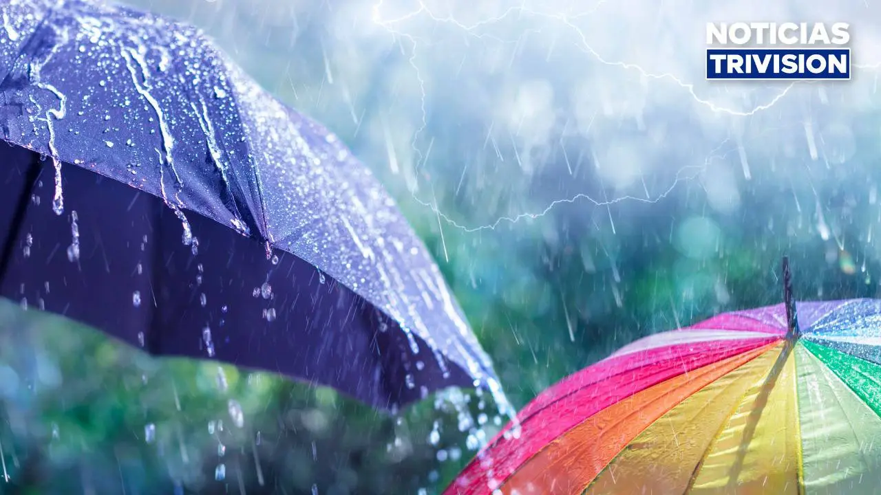 ¡Paraguas a mano! Fuertes aguaceros y tormentas marcarán el inicio de semana