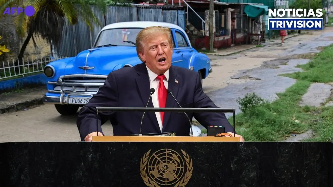Trump asegura ante la ONU que Cuba "caerá"