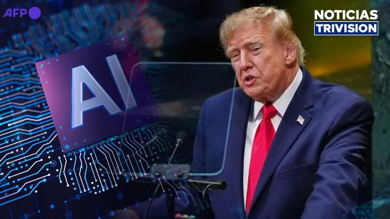 Trump rechaza regulación internacional de la IA y propone llamarla "superinteligencia"