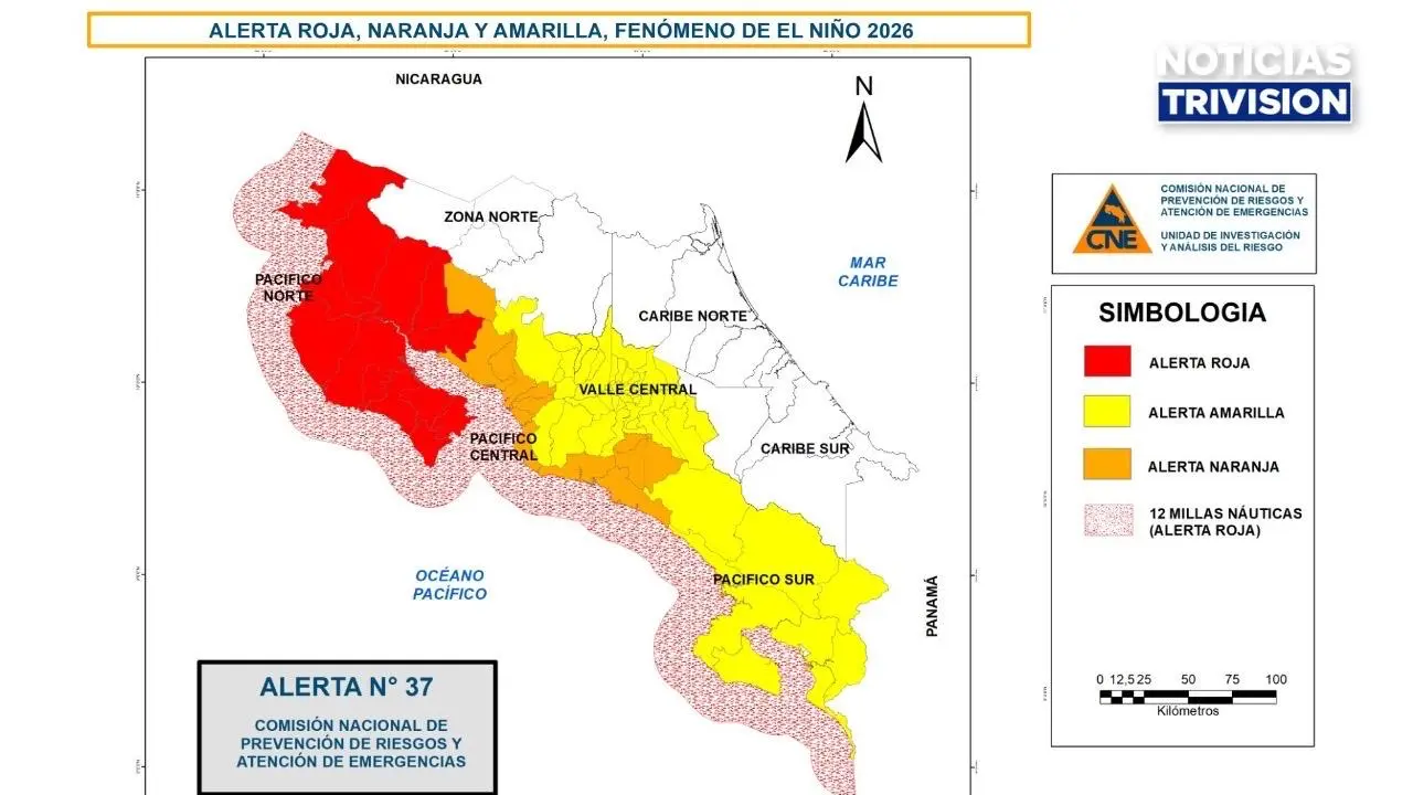 ¡Alerta roja por sequía! CNE eleva las alertas en 71 cantones ante los efectos de El Niño