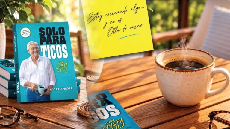 Edgar Espinoza presenta «Solo para ticos», su nuevo libro