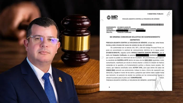 Fiscalía solicita sobreseimiento definitivo a favor del ministro Arnold Zamora por presunta violación