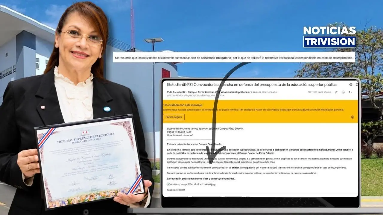 Mayuli Ortega denuncia supuesta convocatoria obligatoria a estudiantes de la UNA