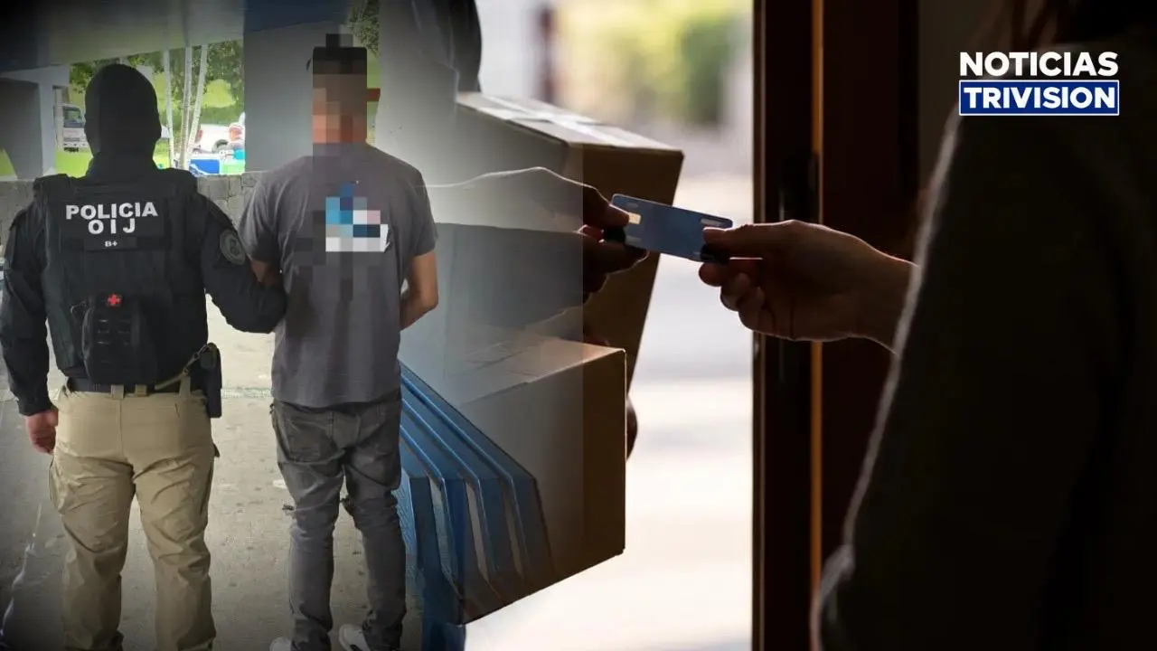 Mensajero detenido por presunto robo de datos bancarios durante entregas a domicilio