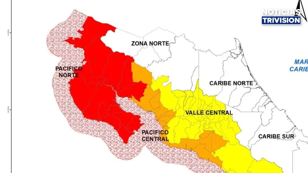 Sequía por El Niño pone en alerta roja a Guanacaste