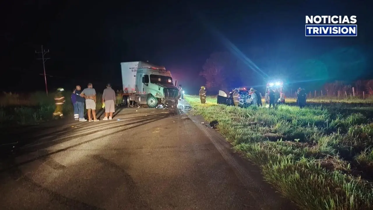 ¡Trágico accidente! Hombre muere tras choque entre tráiler y carro en Liberia